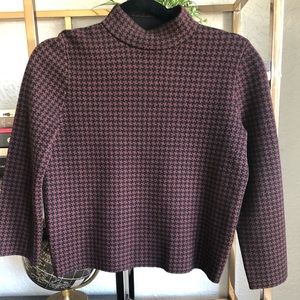 Theory houndstooth top